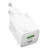Picture of adowarka Hoco adowarka sieciowa do telefonu Hoco USB A + USB C QC3.0 PD 3A 20W N41 biaa
