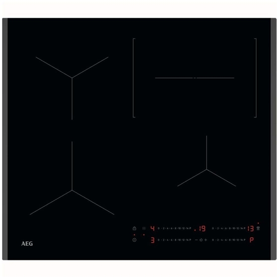 Picture of AEG 5000 Series Hob2Hood platums 59 cm melna - Iebuvejama indukcijas plits virsma TO64IC0SFB (7333394076003)