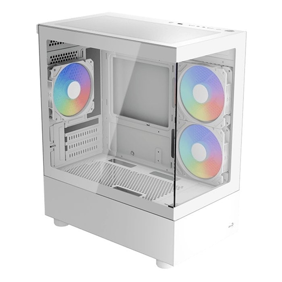 Изображение Aerocool Geh Mini Viewport v2 MicroATX/MiniITX ARGB (white)