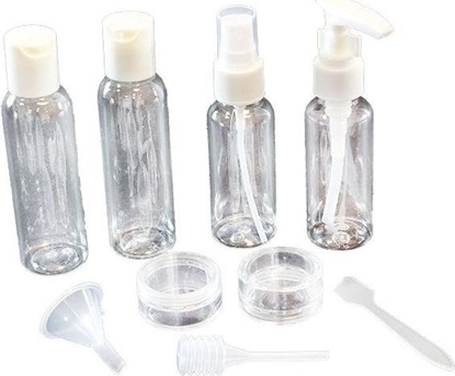 Изображение AG623 ZESTAW POJEMNIKÓW NA KOSMETYKI 9 SZT uniwersalny