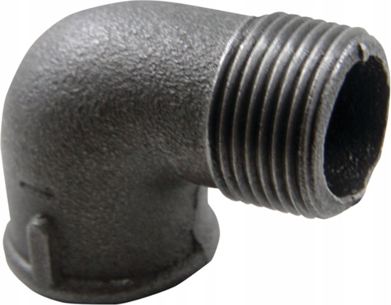 Picture of AGAflex Kolanko 90° nakrtno-wkrtne 1 CZARNE
