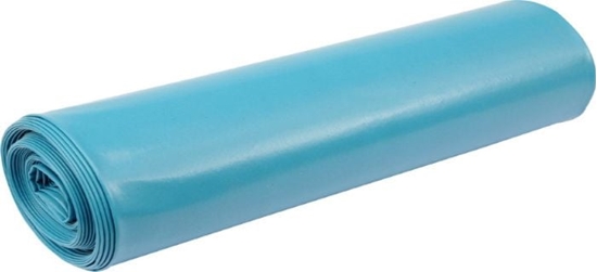 Изображение Aglo3 Aglo3 - Niebieskie worki na mieci, mocne, folia recyklingowa LDPE, 10 sztuk - 240 l