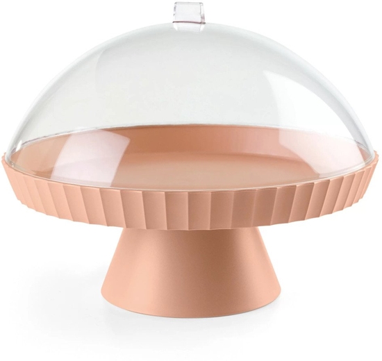 Изображение AGORA Patera do ciasta z pokryw róowa