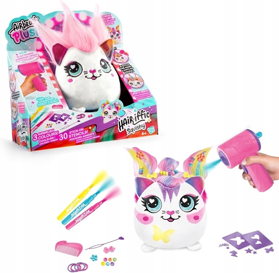 Picture of AIRBRUSH Hair'iffic plush with airbrush Squish Pal