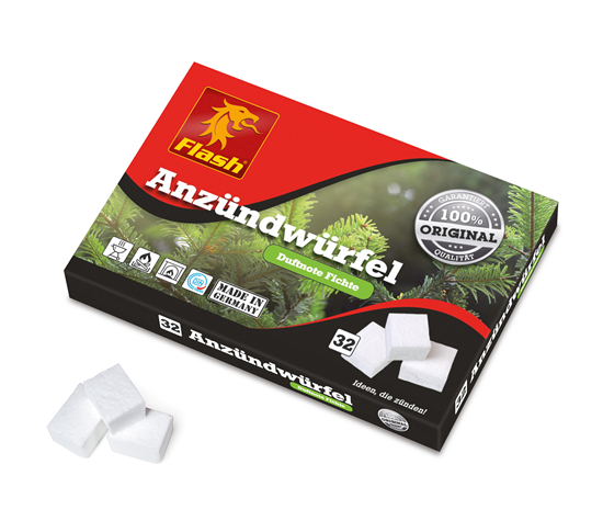 Picture of Aizdedzināšanas klucīši balti 32gb