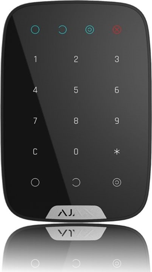 Picture of Ajax KeyPad black, bezprzewodowa klawiatura dotykowa (8722)
