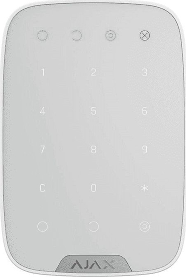 Изображение Ajax KeyPad white, bezprzewodowa klawiatura dotykowa (8706)