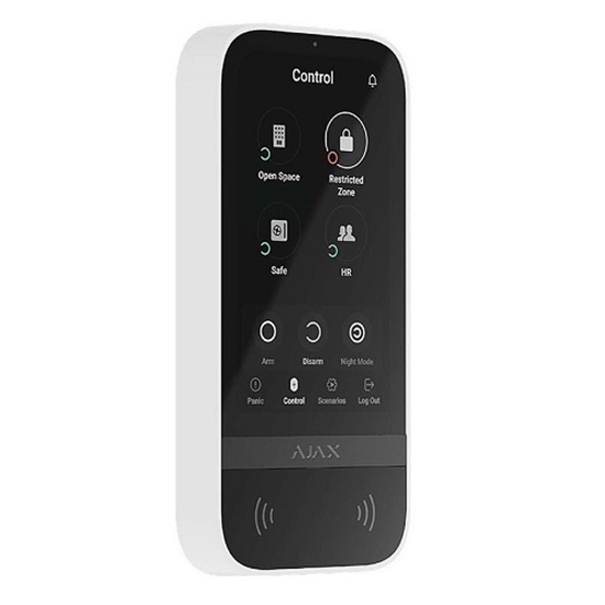 Изображение Ajax Wireless keypad with touch screen (White)