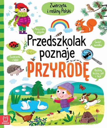 Изображение Aksjomat Ksieczka Przedszkolak poznaje przyrod. Zwierzta i roliny Polski 5+. Oprawa mikka