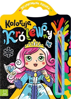 Изображение Aksjomat Ksieczka Zaczarowana kredka. Koloruj królewny.
