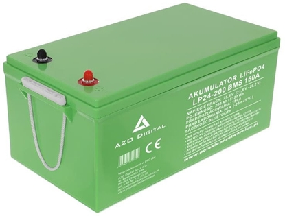 Attēls no Akumulator LiFePO4 LP24-200 200Ah 24V 150A Bluetooth mata grzewcza