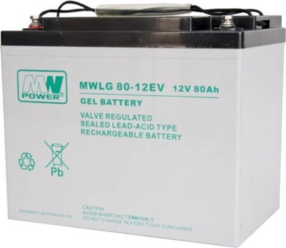 Изображение akumulator MWLG 80-12EV (12V-80Ah, GEL-PVC)
