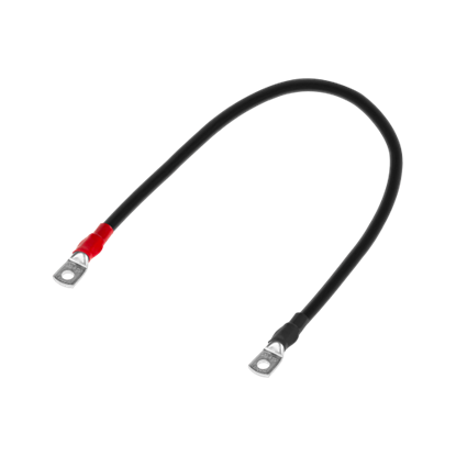 Picture of Akumulatora savienotājkabelis | 16 mm2 | 6mm konektori - Sarkans un Melns | 38cm