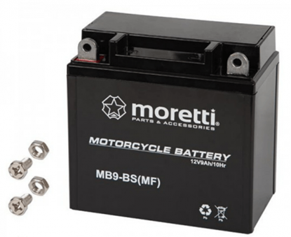 Attēls no Akumulators MOTO 12V 9Ah mb9L-BS moretti