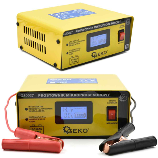 Picture of Akumulatoru lādētājs 12V|24V 6-150Ah Geko
