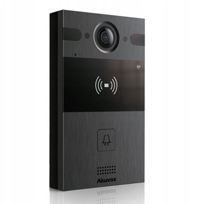Attēls no AKUVOX R20A Black Panel zewntrzny jednorodzinny, wideodomofon IP