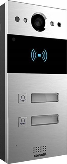 Picture of Akuvox Video-TFE R20BX2 Kit On-Wall, two buttons, card reader