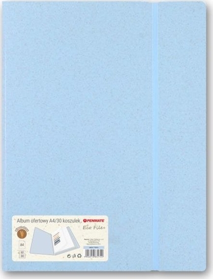 Picture of Album ofertowy PENMATE A4-30 koszulek ECO FILE+ niebieski