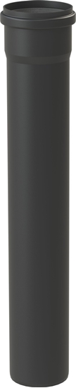 Изображение Almeva STARR Rura z kielichem 0,25m DN80 UV Stabilna Czarna