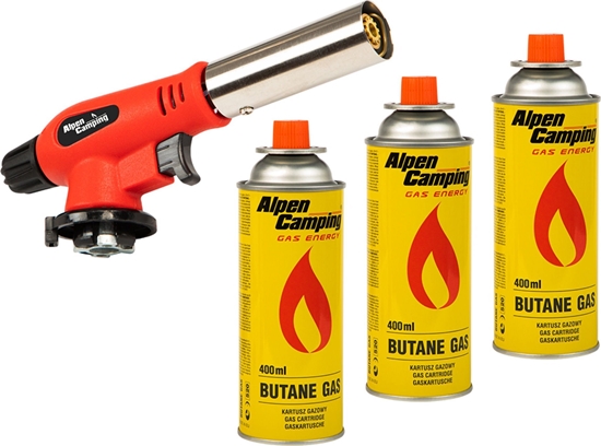 Picture of Alpen Palnik Gazowy Ceramiczny Alpen Camping Opalarka Lutownica Kartusz