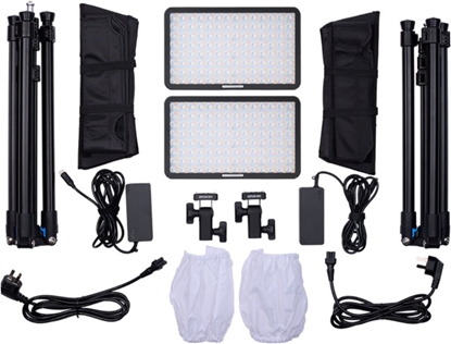 Attēls no Amaran pano 60c 2-Light-Kit charcoal