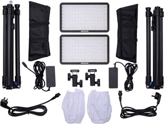 Picture of Amaran pano 60c 2-Light-Kit charcoal