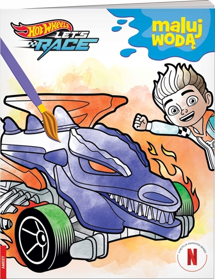 Picture of Ameet Ksieczka Maluj wod. Hot Wheels. Let's race. MW-1601