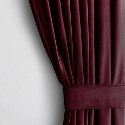 Picture of AmeliaHome AmeliaHome Zasona VELVET styl klasyczny na tamie 140x270 czerwona