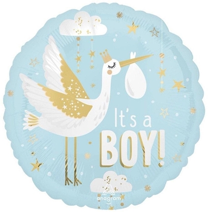Picture of Anagram Balon foliowy Special delivery Baby Boy 46cm