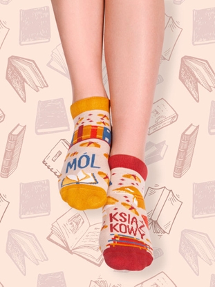 Picture of Ankle Socks "Mól książkowy" ("Bookworm") 35-38