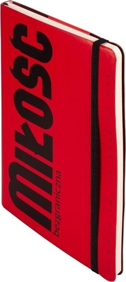 Picture of Antra Notes A5 kratka Mio czerwony