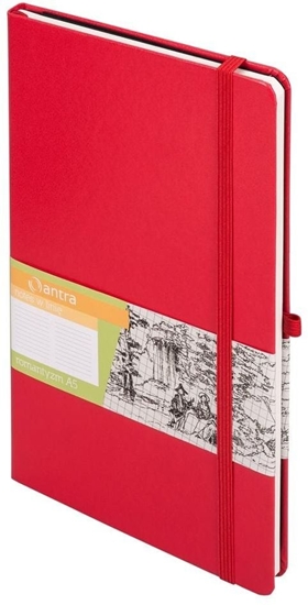 Picture of Antra Notes A5 Linia Romantyzm Czerwony