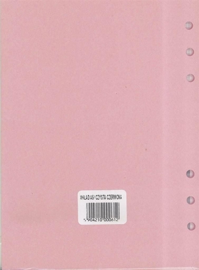 Picture of Antra Wkad do organizera A5 Czysta czerwona (270050)