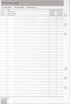 Picture of Antra Wkad do organizera A5 Finanse (270057)