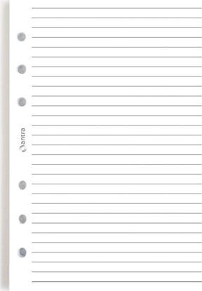 Picture of Antra Wkad do organizera A5 linia biaa ANTRA