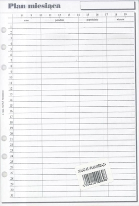 Picture of Antra Wkad do organizera A5 Plan miesica (270052)