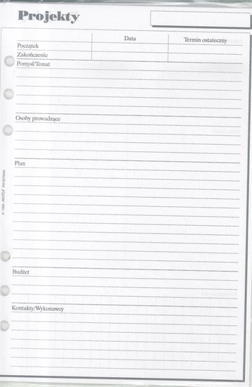 Picture of Antra Wkad do organizera A5 Projekty (270046)