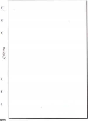 Picture of Antra Wkad do organizera A5/czysta biaa ANTRA