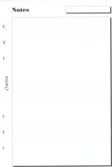 Picture of Antra Wkad do organizera K notes ANTRA