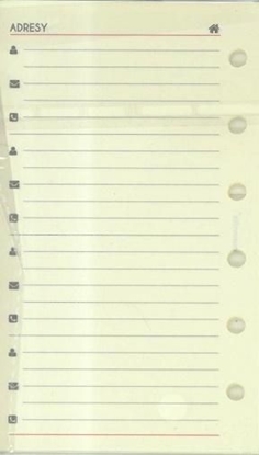 Picture of Antra Wkad do organizera MEM/K Adresy (270083)