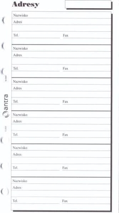 Picture of Antra Wkad do organizera ST Adresy ANTRA