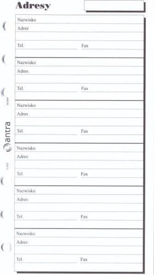 Picture of Antra Wkad do organizera ST Adresy ANTRA