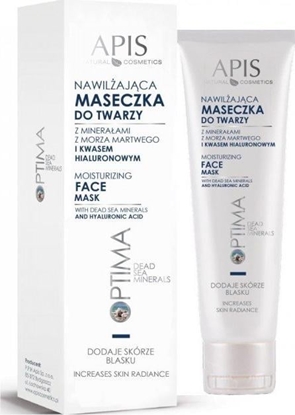 Picture of Apis Optima Moisturizing Face Mask maseczka nawilajca do twarzy z mineraami z Morza Martwego i kwasem hialuronowym 100ml