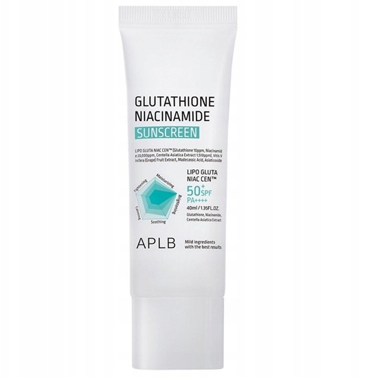 Изображение APLB_Glutathione Niacinamide Sunscreen krem do twarzy z filtrem 40ml