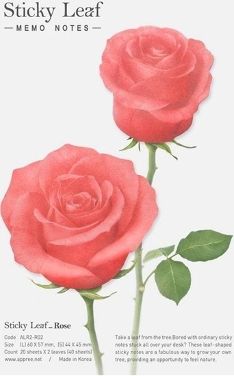 Picture of Appree Kartki samoprzylepne Róa czerwona M