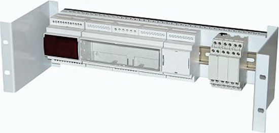 Изображение Apranet 19"-Hutschienenhalter 3 HE, verzinkt