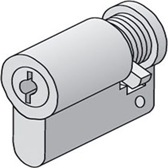 Изображение Apranet Profil-Halbzylinder gleichschließend EK 333, Schließzylinder für 19" Schrank