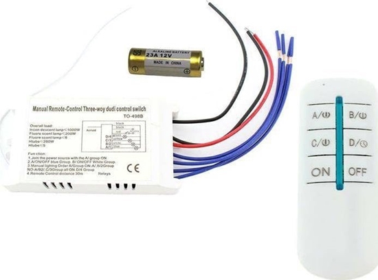 Изображение Aptel BEZPRZEWODOWY WCZNIK / WYCZNIK OWIETLENIA biay AG132B