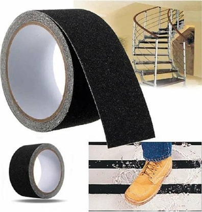 Attēls no Aptel Mocna TAMA Antypolizgowa 10 metrów x 5cm czarna AG965