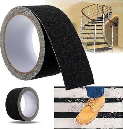 Picture of Aptel Mocna TAMA Antypolizgowa 10 metrów x 5cm czarna AG965